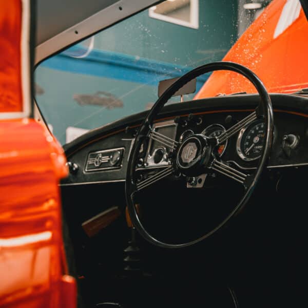 050326 1960 MGA Coupe in Workshop 12