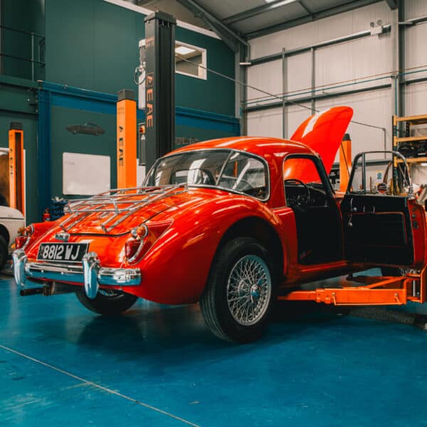 050326 1960 MGA Coupe in Workshop 8