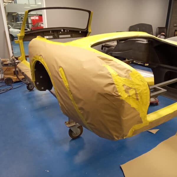 060326 1955 Aston Martin DB24 Drophead Coupe Body Mask for Interior Paint 3