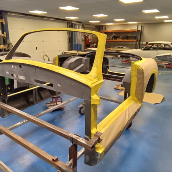 060326 1955 Aston Martin DB24 Drophead Coupe Body Mask for Interior Paint