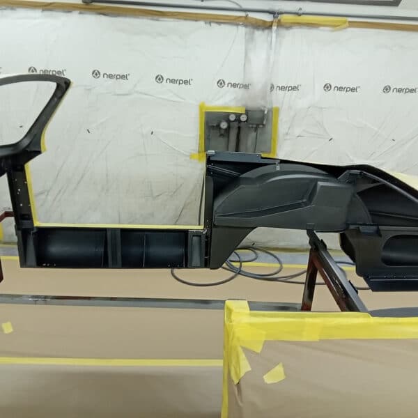 110326 1955 Aston Martin DB24 Drophead Coupe inner body shell painted 19