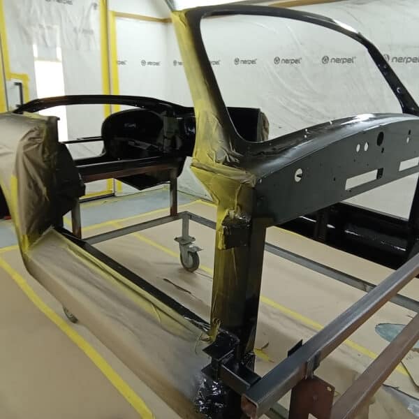 110326 1955 Aston Martin DB24 Drophead Coupe inner body shell painted 2