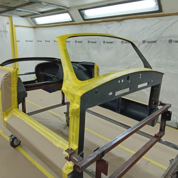 110326 1955 Aston Martin DB24 Drophead Coupe inner body shell painted 21