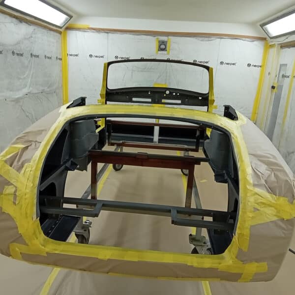 110326 1955 Aston Martin DB24 Drophead Coupe inner body shell painted 22