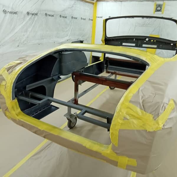 110326 1955 Aston Martin DB24 Drophead Coupe inner body shell painted 23