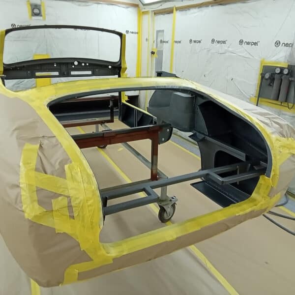 110326 1955 Aston Martin DB24 Drophead Coupe inner body shell painted 24