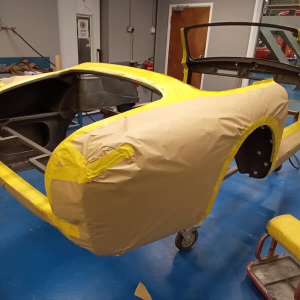 110326 1955 Aston Martin DB24 Drophead Coupe inner body shell painted 27