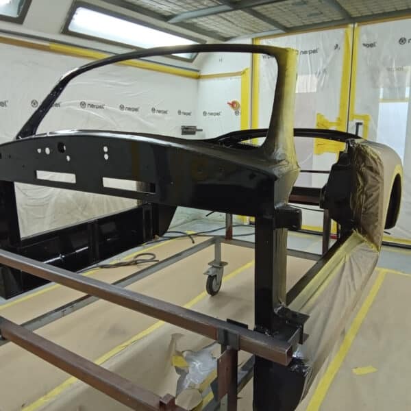 110326 1955 Aston Martin DB24 Drophead Coupe inner body shell painted