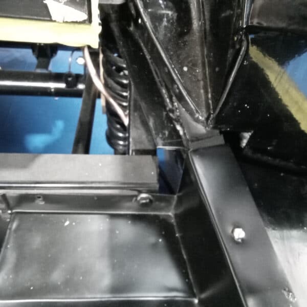 120326 1955 Aston Martin DB2 Drophead Coupe body back on chassis 10