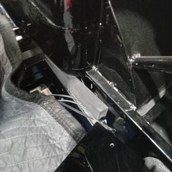 120326 1955 Aston Martin DB2 Drophead Coupe body back on chassis 8