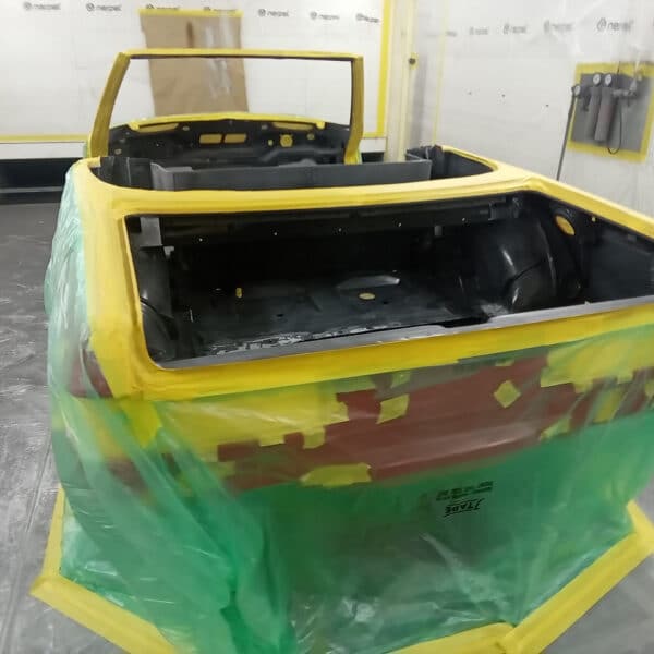 120326 1978 Mercedes 350SL Seam Seal and DTM inside 10