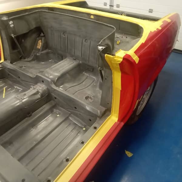 120326 1978 Mercedes 350SL Seam Seal and DTM inside 11