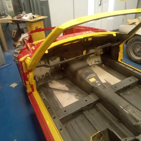 120326 1978 Mercedes 350SL Seam Seal and DTM inside 12