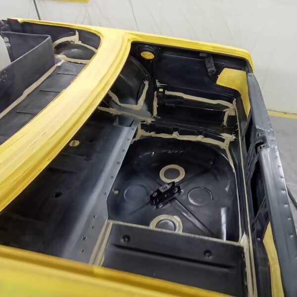 120326 1978 Mercedes 350SL Seam Seal and DTM inside 5