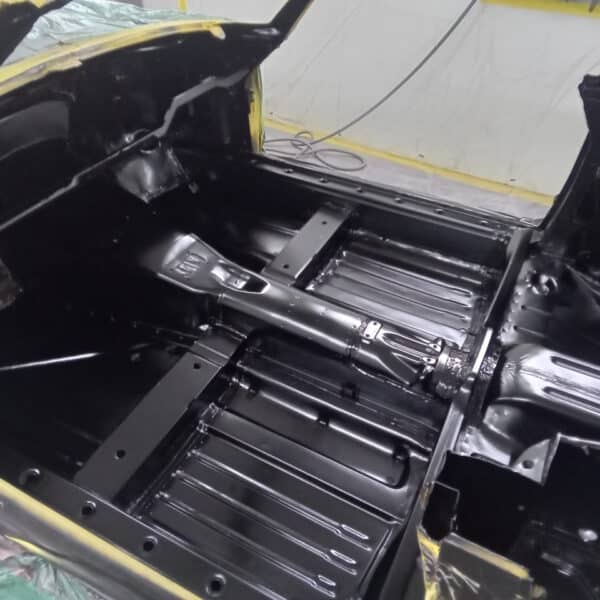 120326 1978 Mercedes 350SL Seam Seal and DTM inside