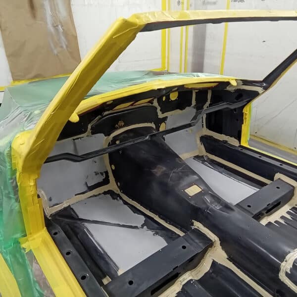 120326 1978 Mercedes 350SL Seam Seal and DTM inside 7