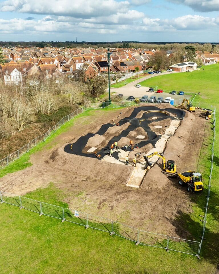 120326 Kesgrave Bike Track Progress from Tru7 01 1