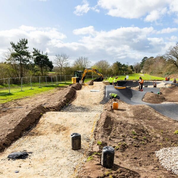 120326 Kesgrave Bike Track Progress from Tru7 04 1