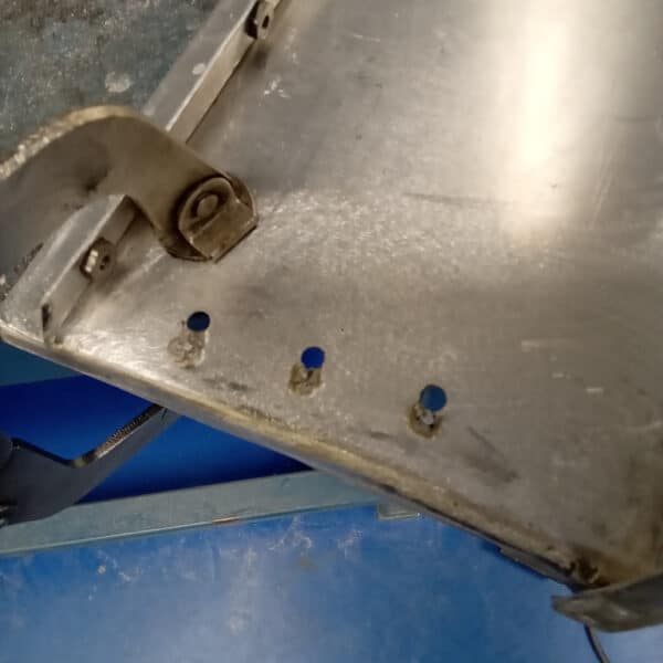 130326 1955 Aston Martin DB2 Drophead Coupe Welding Repairs to Flanges 4