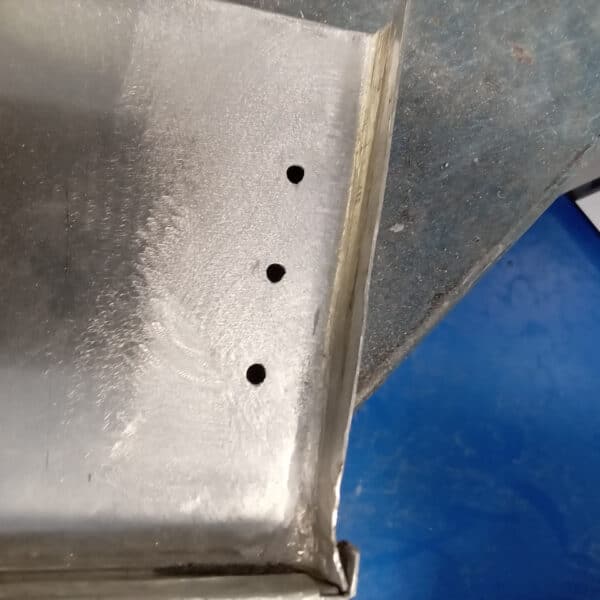 130326 1955 Aston Martin DB2 Drophead Coupe Welding Repairs to Flanges 5