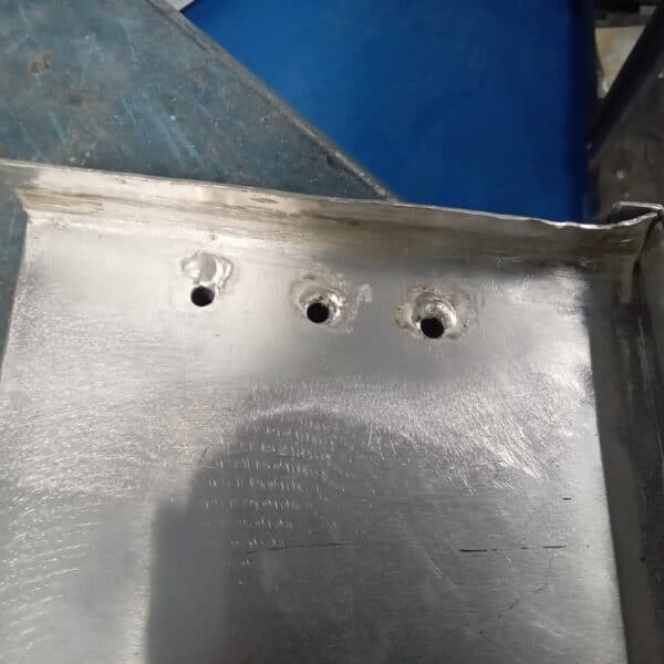 130326 1955 Aston Martin DB2 Drophead Coupe Welding Repairs to Flanges 6