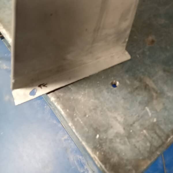 130326 1955 Aston Martin DB2 Drophead Coupe Welding Repairs to Flanges