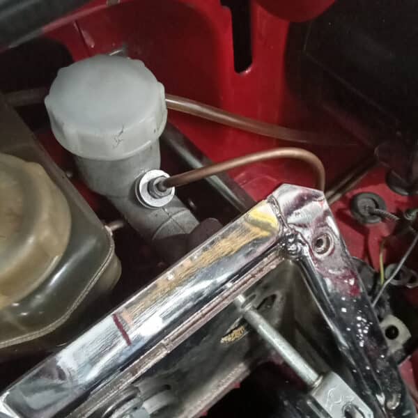 140326 1968 MGC Roadster Master Cylinder Removal 5