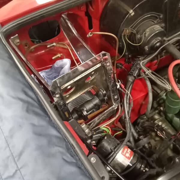 140326 1968 MGC Roadster Master Cylinder Removal