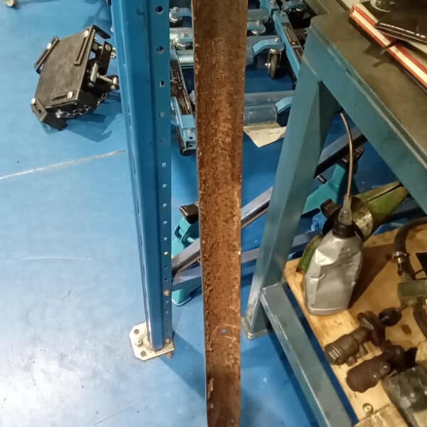 180326 1972 MGB Roadster Rear Bumper Removed and Seized Bolt
