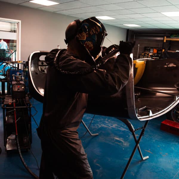 190326 1955 Aston Martin DB2 4 Drophead Coupe Bonnet Welding 12