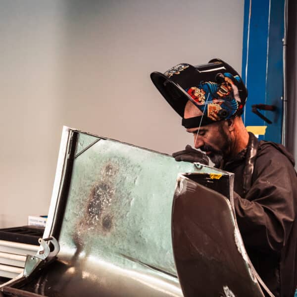 190326 1955 Aston Martin DB2 4 Drophead Coupe Bonnet Welding