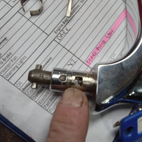 200326 1959 Jaguar MkIX Boot lock repairs