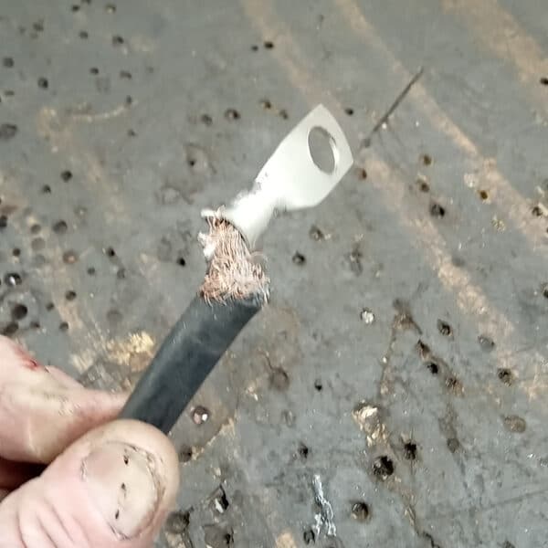 200326 1968 MGC Roadster Charge Wire Repair 2