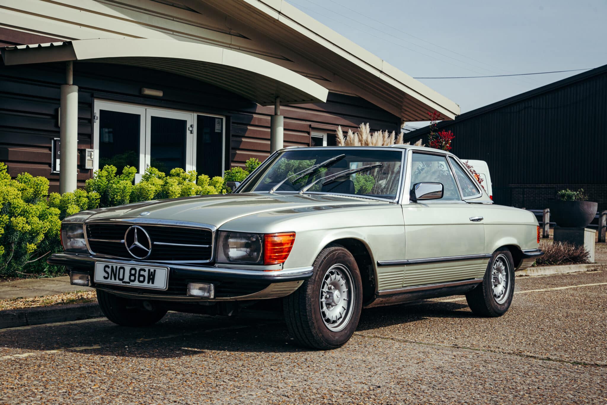 200326 1980 Mercedes 280SL arrival scaled