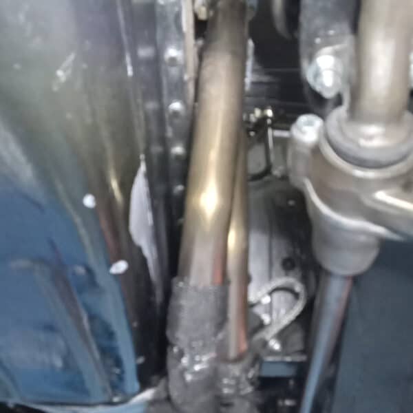 250326 1959 Jaguar MkIX Engine and Gearbox removal 27