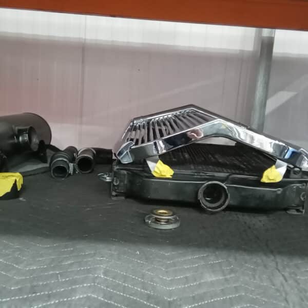 250326 1959 Jaguar MkIX Engine and Gearbox removal