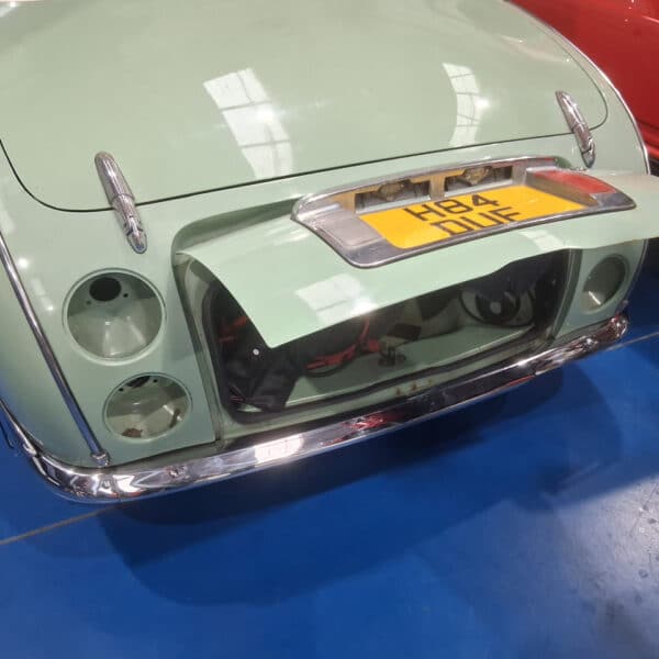 260326 1991 Nissan Figaro Windscreen trims wheel arch and door cards removed 11