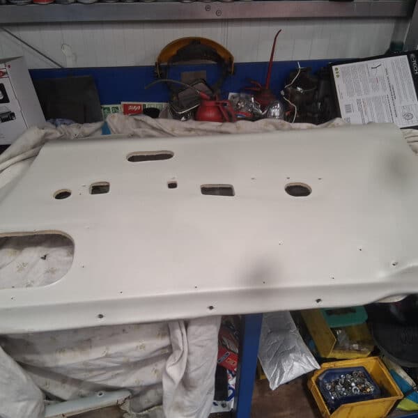 260326 1991 Nissan Figaro Windscreen trims wheel arch and door cards removed 4