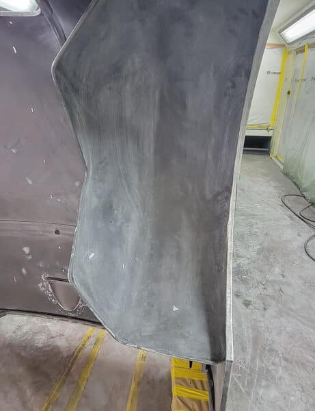 010426 1955 Aston Martin DB24 Bonnet Prep for Epoxy 2