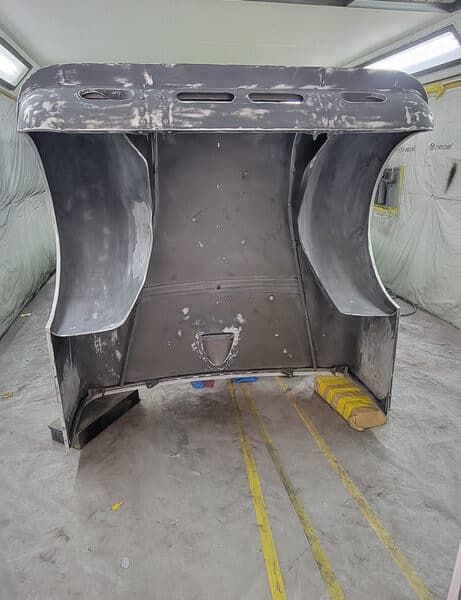 010426 1955 Aston Martin DB24 Bonnet Prep for Epoxy 3