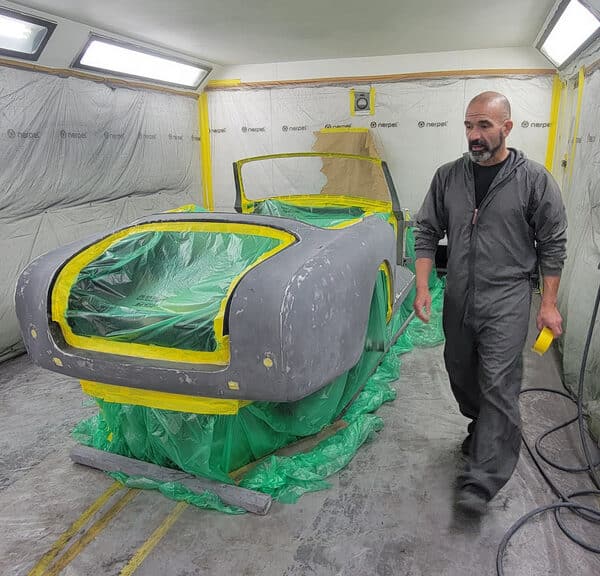 010426 1955 Aston Martin DB24 Drophead Coupe Epoxy Prep