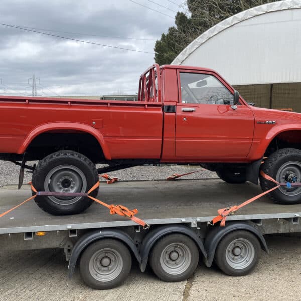 010426 1980 Toyota Hilux transport back to customer 3