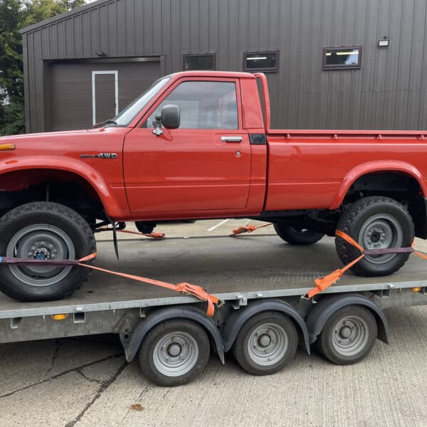 010426 1980 Toyota Hilux transport back to customer