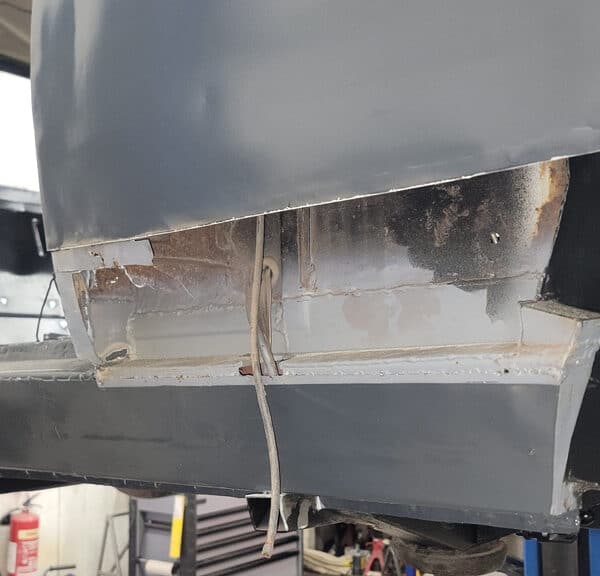 020426 1970 Aston Martin DBS Vantage Drivers Side Rust 3