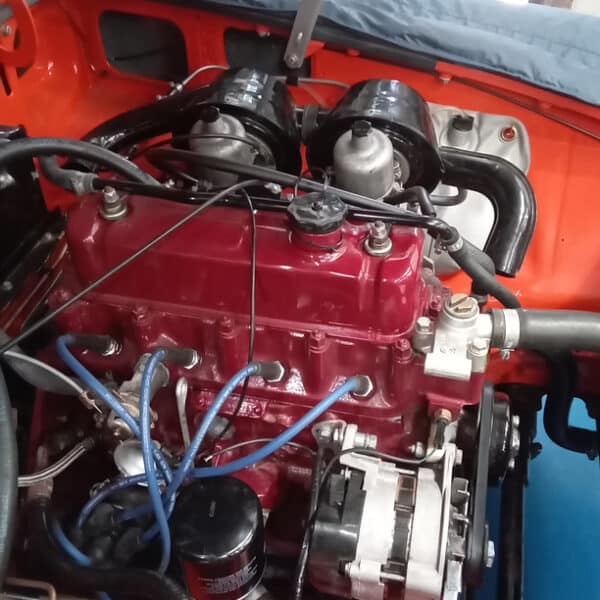 070426 1978 MGB GT Door Parts Thermostat Gasket and Run Up 2 1