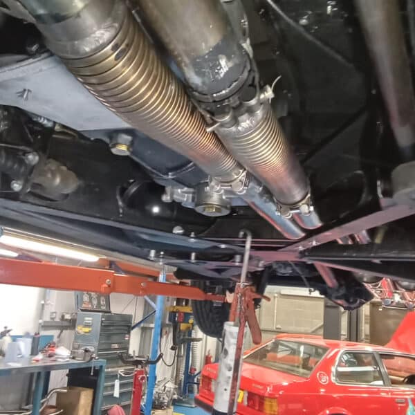 080426 1959 Jaguar MkIX Exhaust modifications 4