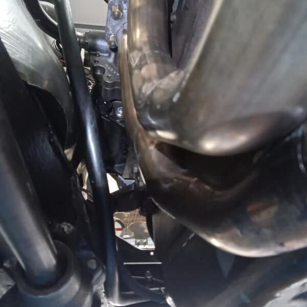 080426 1959 Jaguar MkIX Exhaust refit