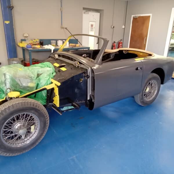 090426 1955 Aston Martin DB2 Drophead Coupe Panel Levelling