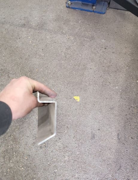 090426 1970 Aston Martin DBS Boot Stone Chip 2