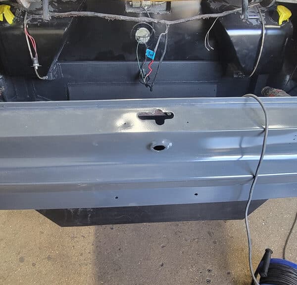 090426 1970 Aston Martin DBS Vantage Boot Rust Repairs 4